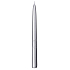 Emocio Silber Kegel Kerze 22 x 230 mm