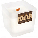 Heart & Home Nature Patchouli & Guajakholz-Duftkerze großes Glas, Brenndauer bis zu 40 Stunden 210 g