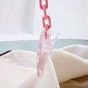 Baby Farlin Schnuller Clip Schnullerkette Maus Rosa für Babys ab 0 Monaten