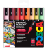 Posca Universal-Acrylmarker-Set 1,8 - 2,5 mm Sommer-Mix aus warmen Tönen 8 Stück PC-5M