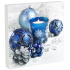Aha Papierservietten 3 Lagen 33 x 33 cm 20 Stück Weihnachten blaue Kerze und Fläschchen