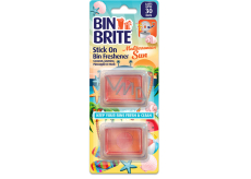 Bin Brite Mediterranean Sun Klebe-Lufterfrischer für den Mülleimer, 2 Stück