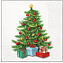 Papierservietten 3-lagig 33 x 33 cm 20 Stück Weihnachtsbaum