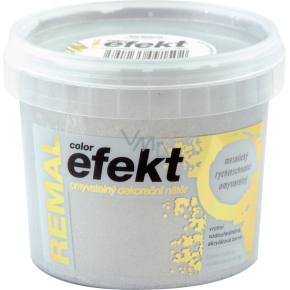 REMAL Effekt dekorative Malerei Glanz, 0900 Silber, 250 g