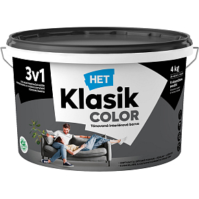 Het Klasik Color Malerfarbe, 0187 grau anthrazit, 4 kg