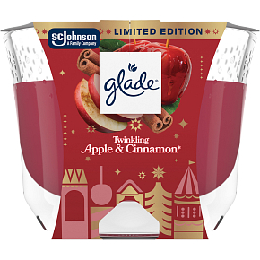 Glade große Duftkerze Twinkling Apple & Cinnamon 204 g Glade große Duftkerze Twinkling Apple & Cinnamon 204 g