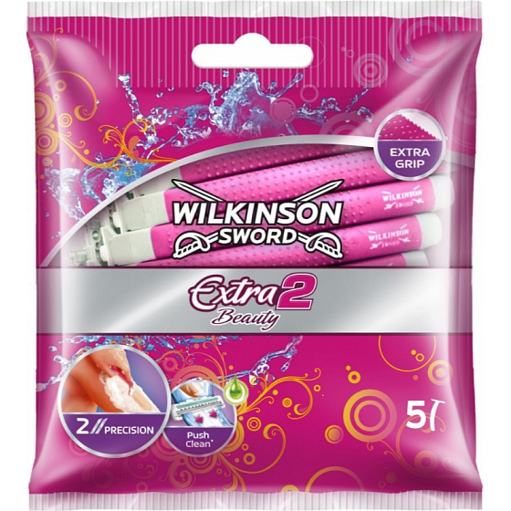 Wilkinson Lady Extra 2 Beauty Einwegrasierer 5 Stück