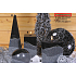 Lima Artic Kerze schwarz konisch 22 x 250 mm 1 Stück