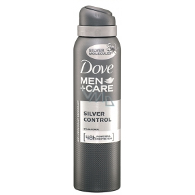Dove Men + Care Silver Control Antitranspirant Deodorant Spray 48h für Männer 150 ml