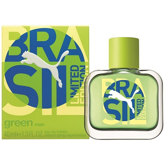 Puma Green Brazil Mann Eau de Toilette 40 ml