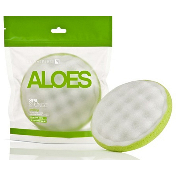Suavipiel Aloes doppelseitiges Peeling mit Waschschwamm
