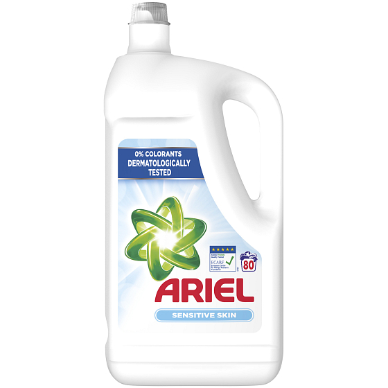 Ariel Sensitive flüssiges Waschgel 80 Dosen 4,4 l