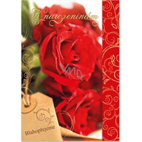 Ditipo Spielkarte spielen Rote Rosen Milan Chladil Es ist schön, 224 x 157 mm zu leben