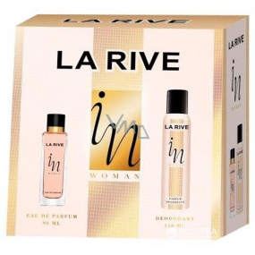 La Rive In Woman parfümiertes Wasser für Frauen 90 ml + Deodorant Spray 150 ml, Geschenkset