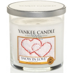 Yankee Candle Snow in Love - Dekor kleine Duftkerze klein 198 g