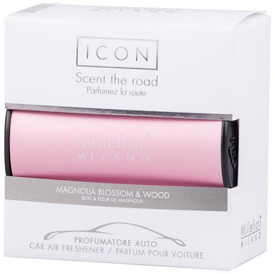 Millefiori Milano Icon Magnolienblüte & Holz - Magnolienblüten und Holzautoduft Classic pink 47 g