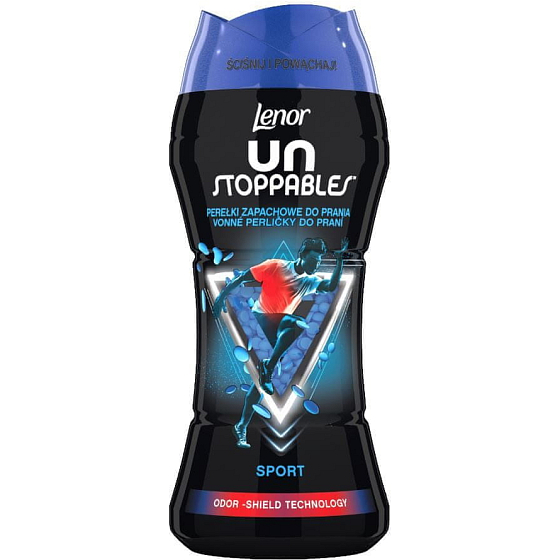 Lenor Unstoppables Sportduftperlen für die Waschmaschine verleihen der Wäsche bis zur nächsten Wäsche 210 g einen intensiv frischen Duft