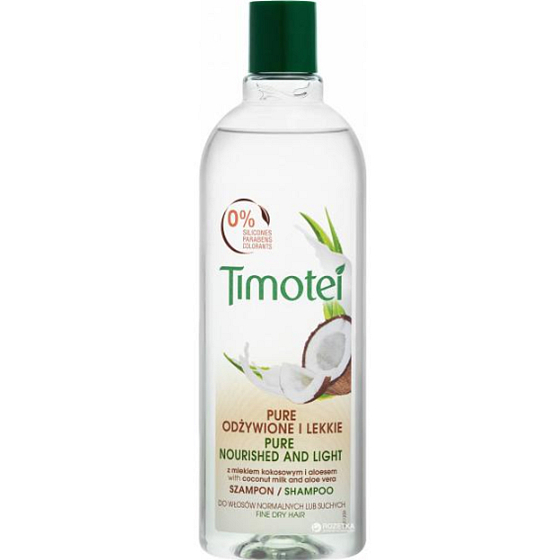 Timotei Feuchtigkeitsspendendes und leichtes Shampoo für normales bis leicht trockenes Haar 400 ml