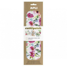 Apli Cut & Patch Papier für Servietten-Technik Blumen 30 x 50 cm 3 Stück