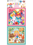 Baby Genius Puzzle Prinzessinnen 15 x 15 cm, 16 und 20 Teile, 2 Bilder