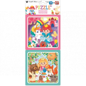 Baby Genius Puzzle Prinzessinnen 15 x 15 cm, 16 und 20 Teile, 2 Bilder