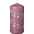 Emocio Kerzenkalender geschenke weiß altrosa 68 x 150 mm
