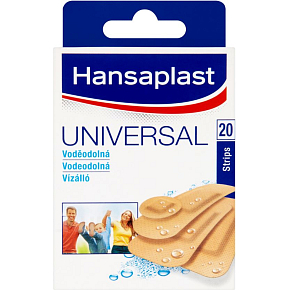 Hansaplast Universal wasserdichte Pflaster, 20 Stück