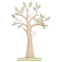 Hölzerner Baum mit Vögeln und Blumen 30,5 cm