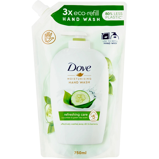 Dove Refreshing Care Flüssigseife Nachfüllpackung 750 ml