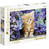 Clementoni Puzzle Katze in Blumen 1000 Teile, empfohlen ab 9 Jahren