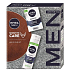 Nivea Men Sensitive Care Aftershave 100 ml + Nivea Men Sensitive Rasierschaum 200 ml, Kosmetikset für Männer