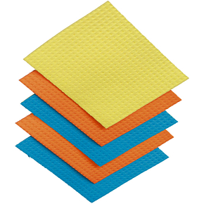 Spokar Schwamm-Tuch, 18 × 15 cm, Verpackung 5 St.