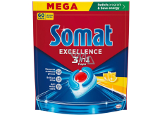 Somat Excellence 3v1 Lemon tablety do myčky, 60 ks