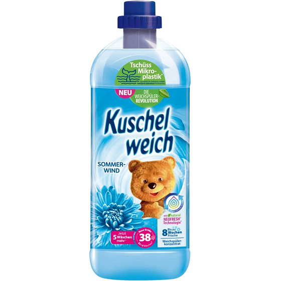 Kuschelweich Weichspüler Sommerbrise 38 Wäschen 1L
