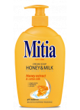 Mitia Honey & Milk Flüssigseife mit Honigextraktspender 500 ml