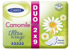 Carine Ultra Wings Kamille Intimeinsätze Duo 2 x 9 Stück