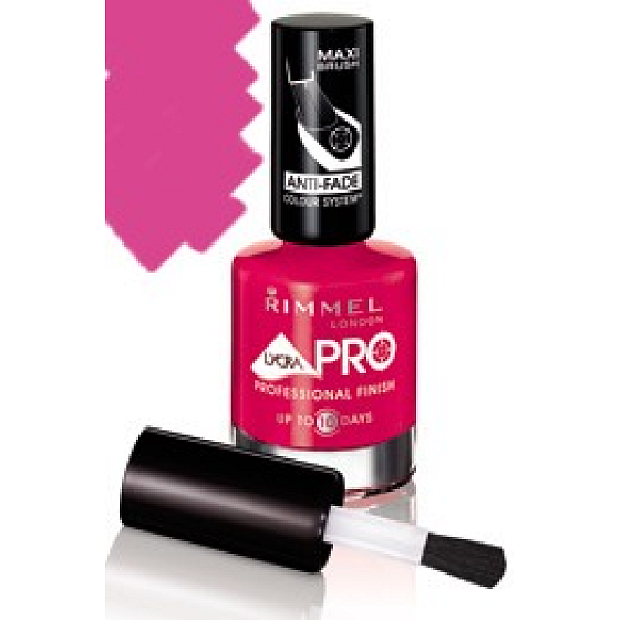 Rimmel London Lycra Pro Nagellack 293 Pop Rose langlebig 12 ml