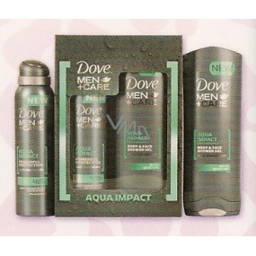 Dove Men + Care Aqua Impact Duschgel 250 ml + Antitranspirant 150 ml, Kosmetikset