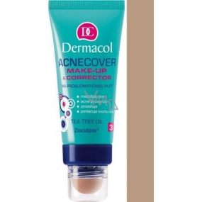 Dermacol Acnecover Make-up & Corrector Make-up & Concealer 04 Farbe 30 ml + 3 g