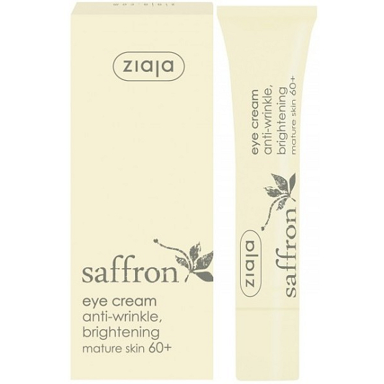 Ziaja Safran 60+ Augencreme zur Faltenkorrektur für reife Haut 15 ml