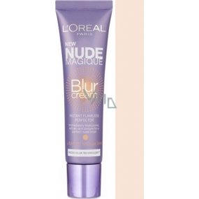 Loreal Nude Magique Blur Foundation Creme für Make-up 01 Leichte bis mittlere Haut 25 ml