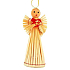 Stroh-Engel-Figur 17 cm