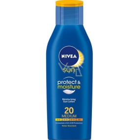 Nivea Sun Protect & Moisture OF20 + feuchtigkeitsspendender Sonnenschutz mittlerer Schutz 400 ml