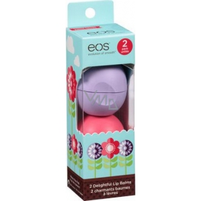 Eos Limited Edition Frühjahr 2015 Frische Wassermelone, Wassermelone Lippenbalsam 7 g + Passionsfrucht, Passionsfrucht Lippenbalsam 7 g