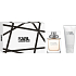 Karl Lagerfeld Eau de Parfum parfümiertes Wasser für Frauen 85 ml + Körperlotion 100 ml, Geschenkset