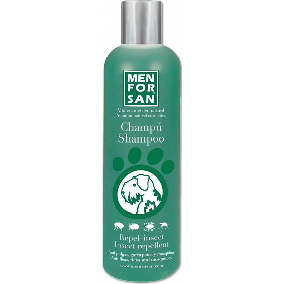 MenforSan Repellent natürliches Insektenshampoo für Hunde 300 ml