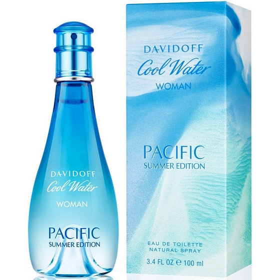 Davidoff Cool Water Woman Pacific Sommer Edition Eau de Toilette für Frauen 100 ml