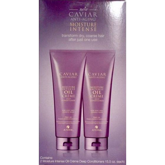 Alterna Caviar Moisture Intense Oil Cream Deep Oil Caviar Moisturizing Conditioner für sehr trockenes, grobes, widerspenstiges Haar 916 ml Maxi