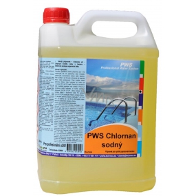 PWS Natriumhypochlorit - flüssiges Chlor für den Pool 5 l Kanister
