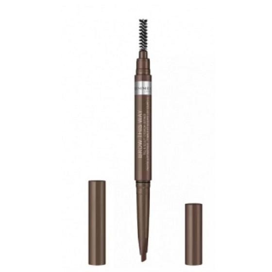 Rimmel London Brow This Way Fill & Sculpt Eyebrow Definer Augenbrauenstift 002 Mittelbraun 0,25 g